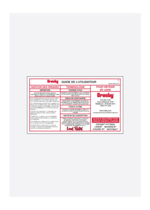 French-Canadian Rigging Card</br >(9999915)