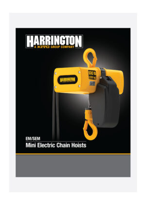Harrington EM/SEM Electric Chain Hoists Catalog(C-EM/SEM-ECH)