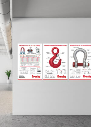 Crosby Clip and Hook Identification Posters Spanish</br >(9999970)
