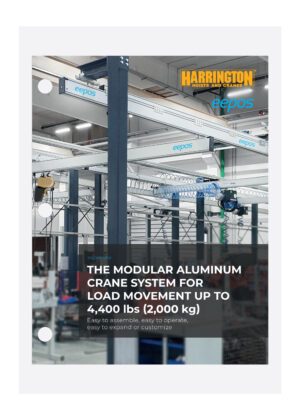 Harrington eepos One Cranes Sell Sheet (SS-EO)